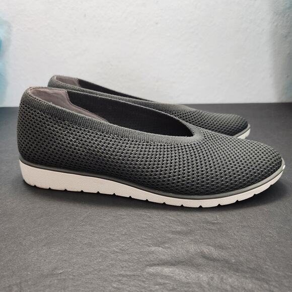 Eileen‎ Fisher Flats Grey 8 Minimalist Casual Office Quiet Luxury Career - Picture 3 of 7